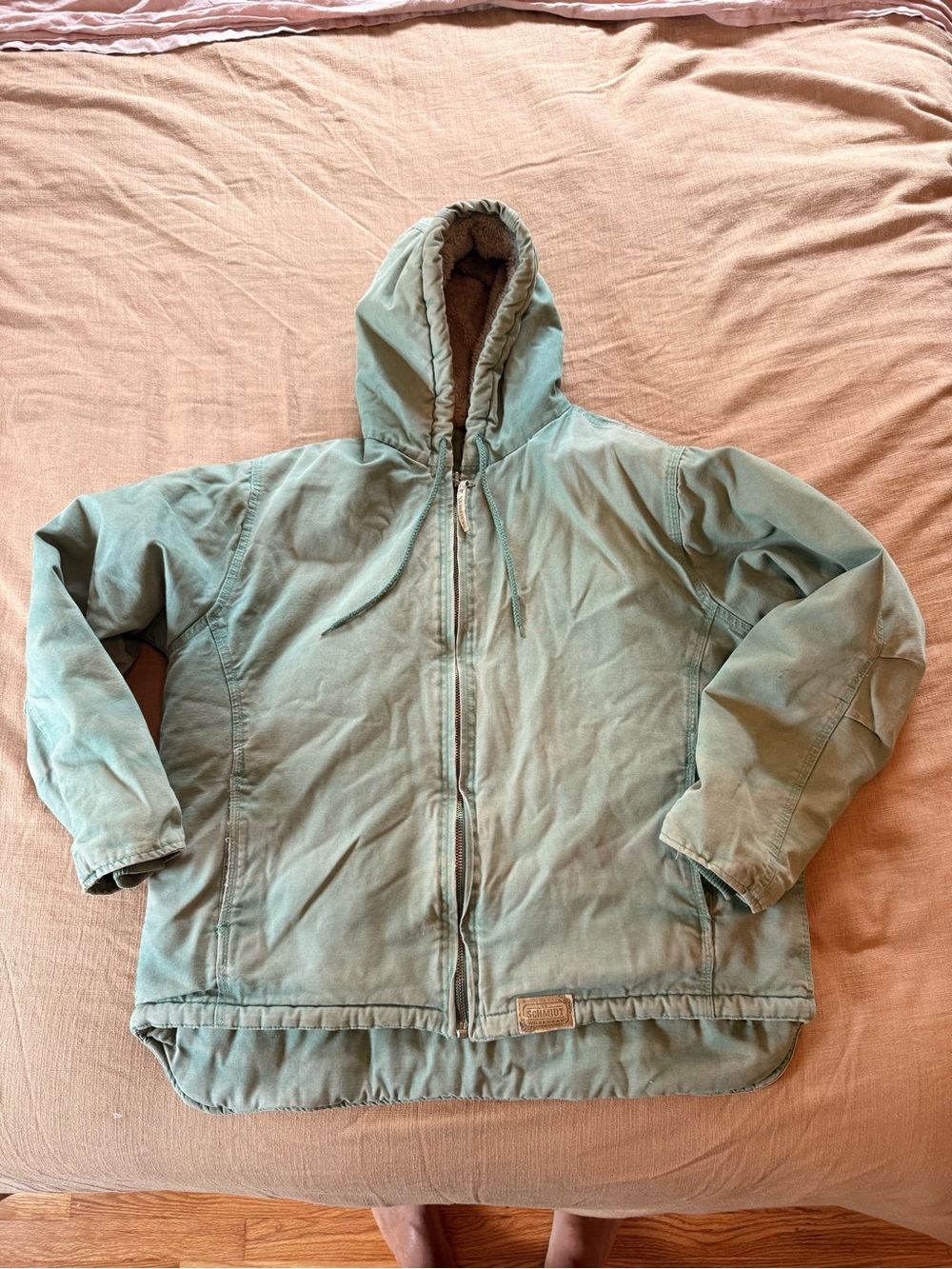 Schmidt workwear Women's XL Hooded Jacket in Sage Green